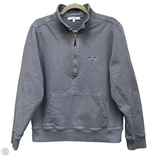 Sweatshirt Collar By Cmc In Blue, Size: M