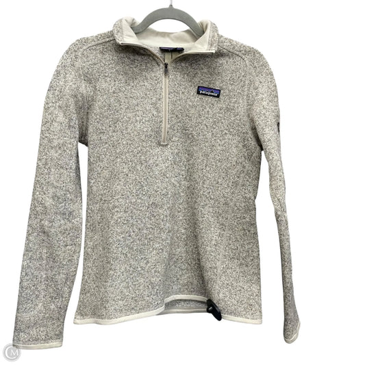 Jacket Fleece By Patagonia In Beige, Size: S