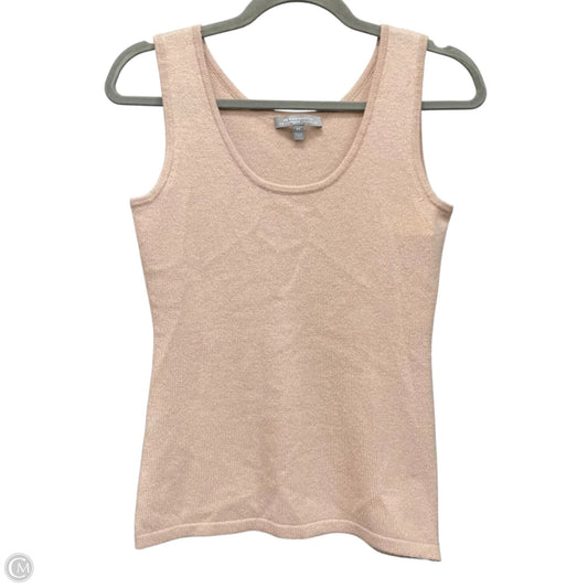 Top Sleeveless Designer By Neiman Marcus In Cream, Size: Xs