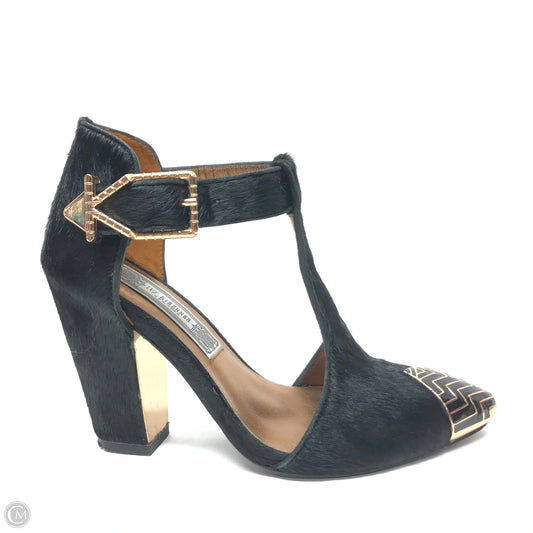 Shoes Heels Block By Cmb In Black, Size: 6