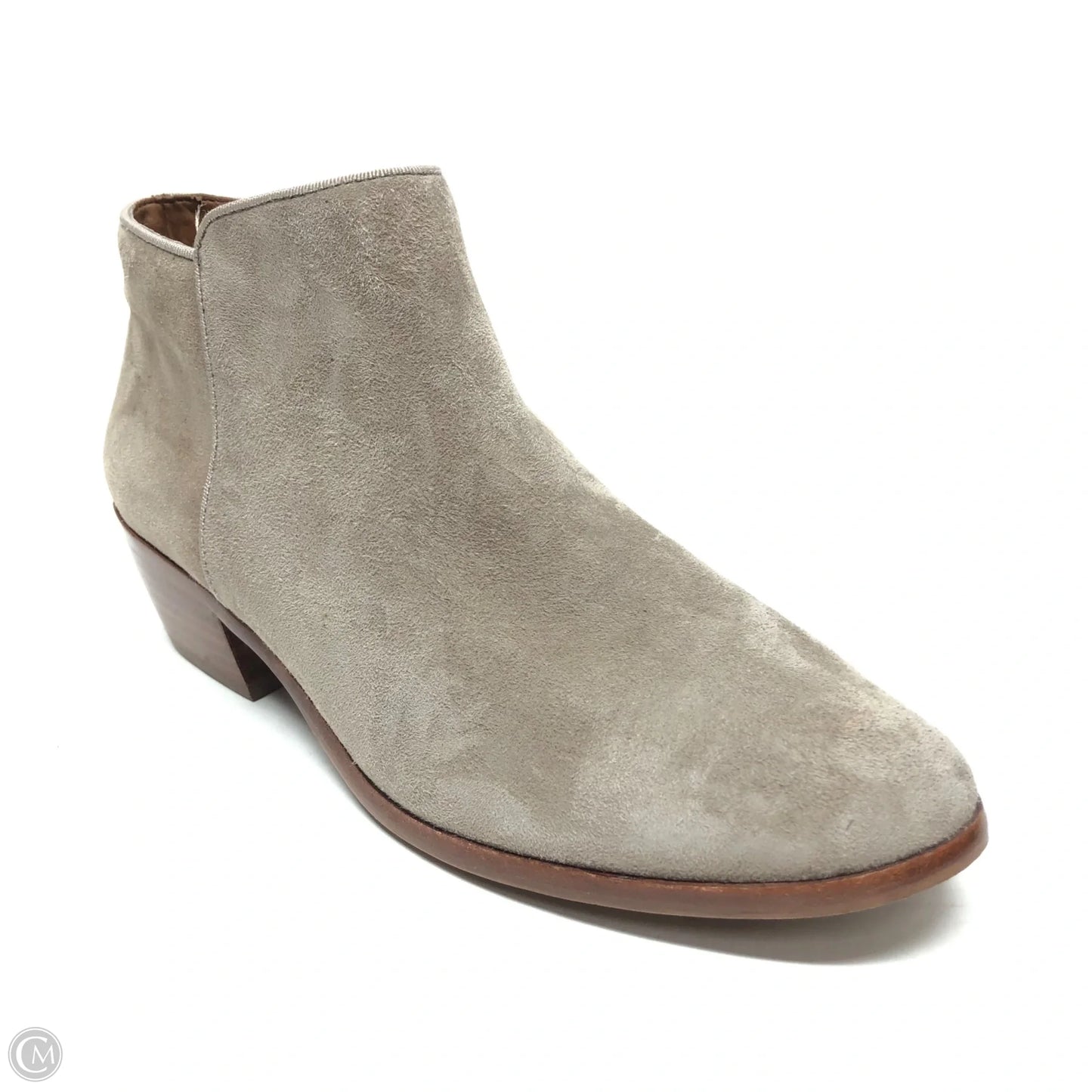 Boots Ankle Heels By Sam Edelman In Taupe, Size: 8.5