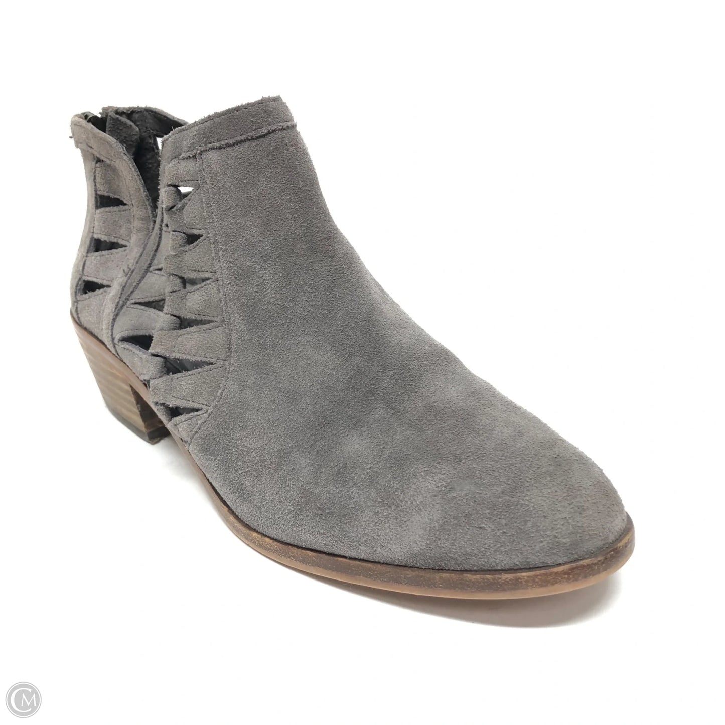 Boots Ankle Heels By Vince Camuto In Grey, Size: 8