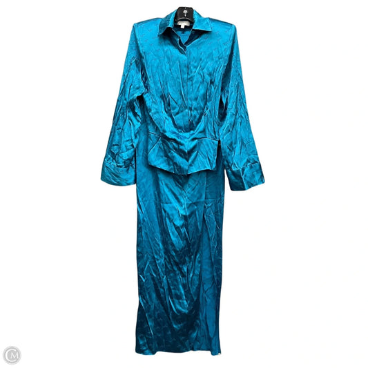Skirt Set 2pc By Cmb In Blue, Size: S