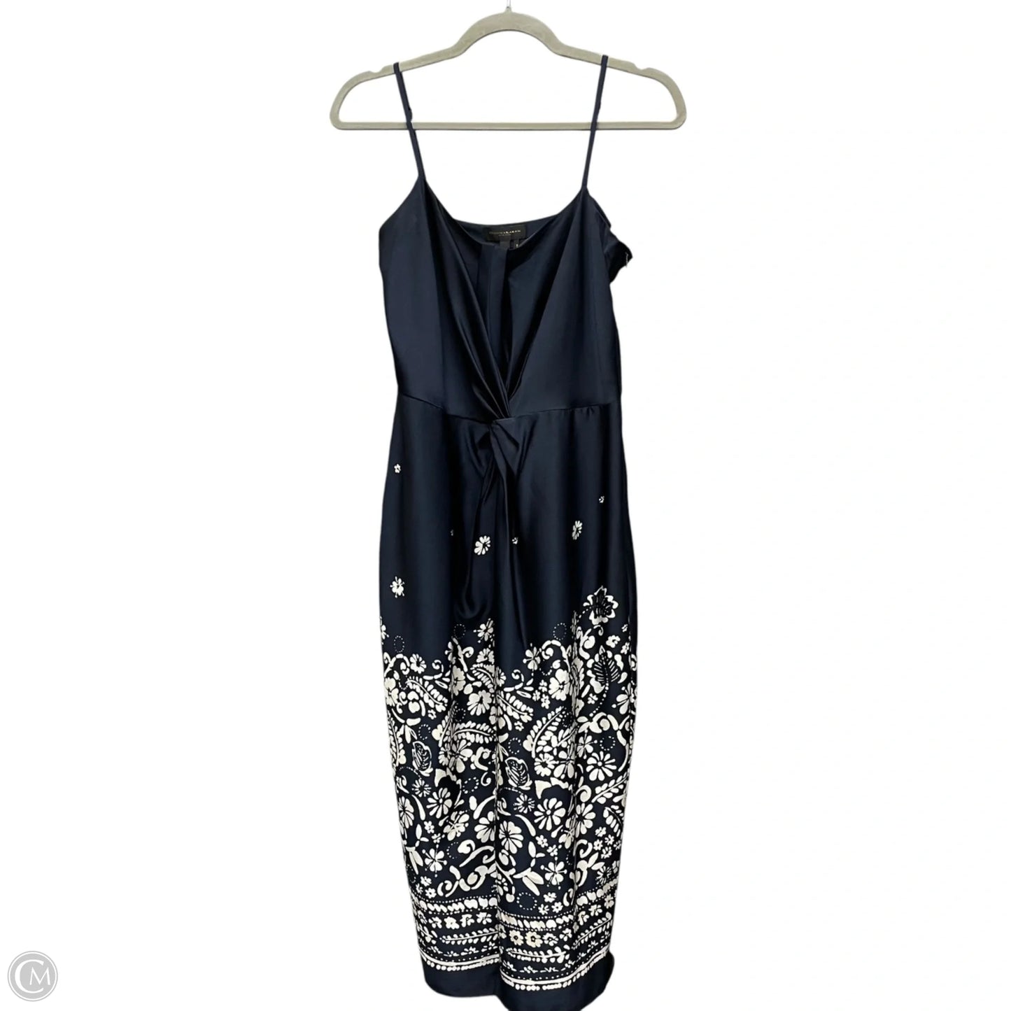 Dress Casual Short By Donna Karan In Blue & White, Size: 6