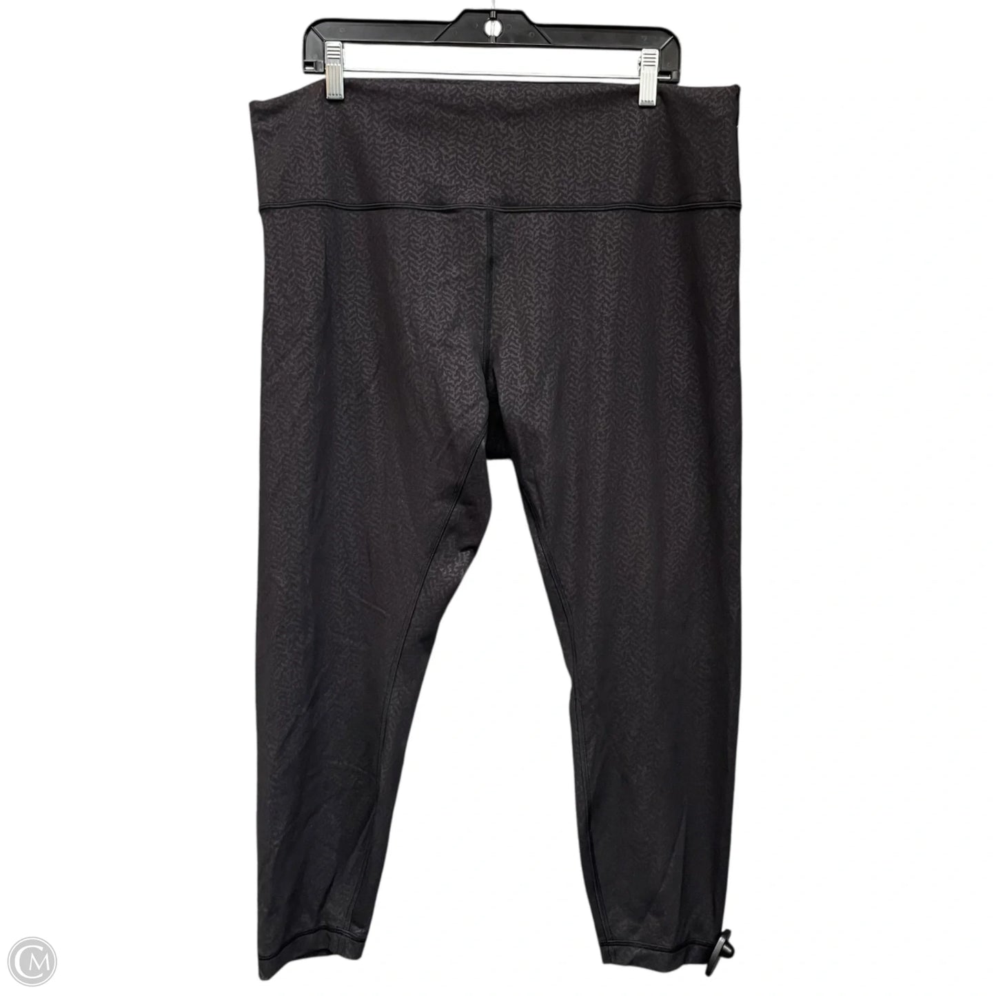 Athletic Capris By Lululemon In Black, Size: 20