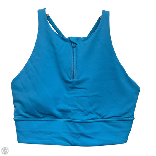 Athletic Bra By Lululemon In Blue, Size: 10