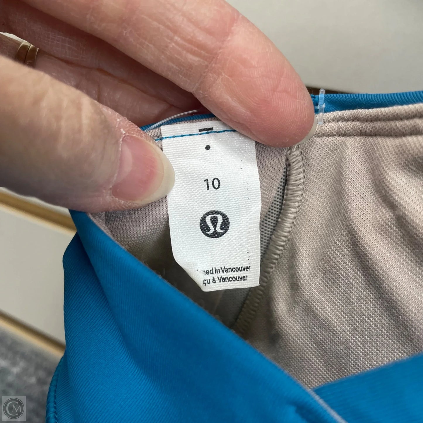 Athletic Bra By Lululemon In Blue, Size: 10