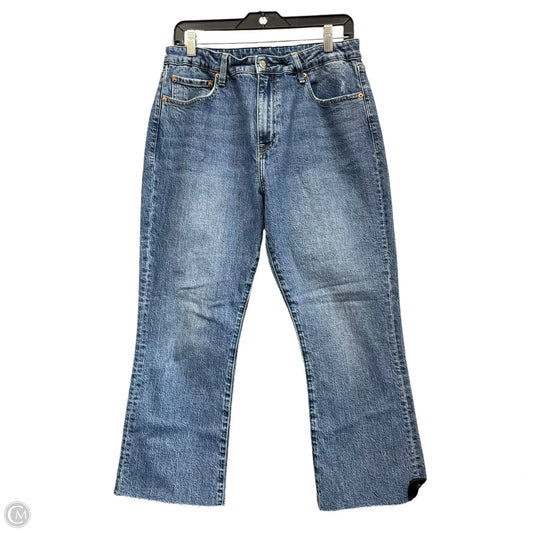 Jeans Cropped By Pistola In Blue Denim, Size: 12