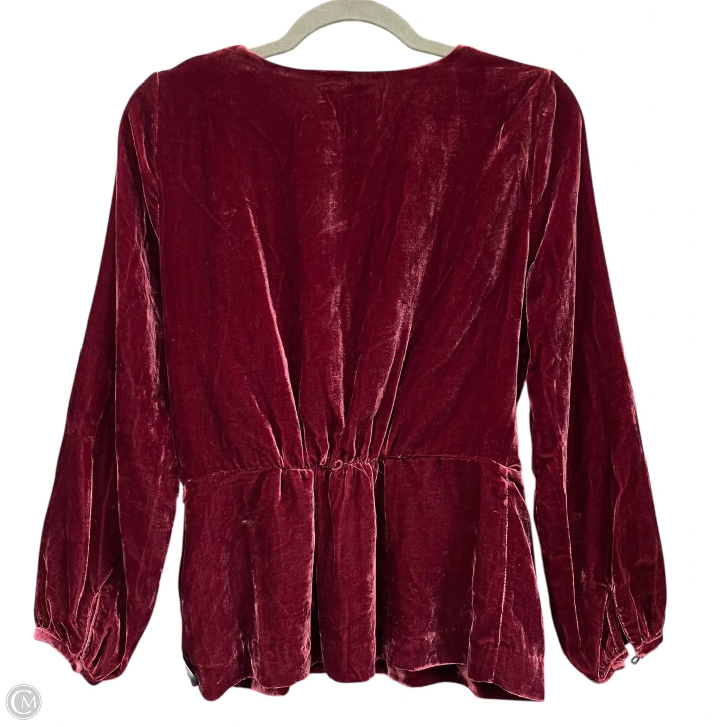 Top Long Sleeve By J. Crew In Maroon, Size: 2