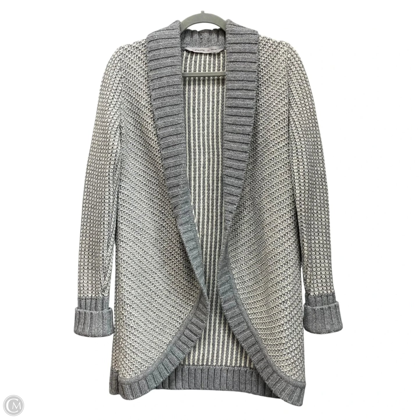 Sweater Cardigan By Athleta In Grey, Size: Xs