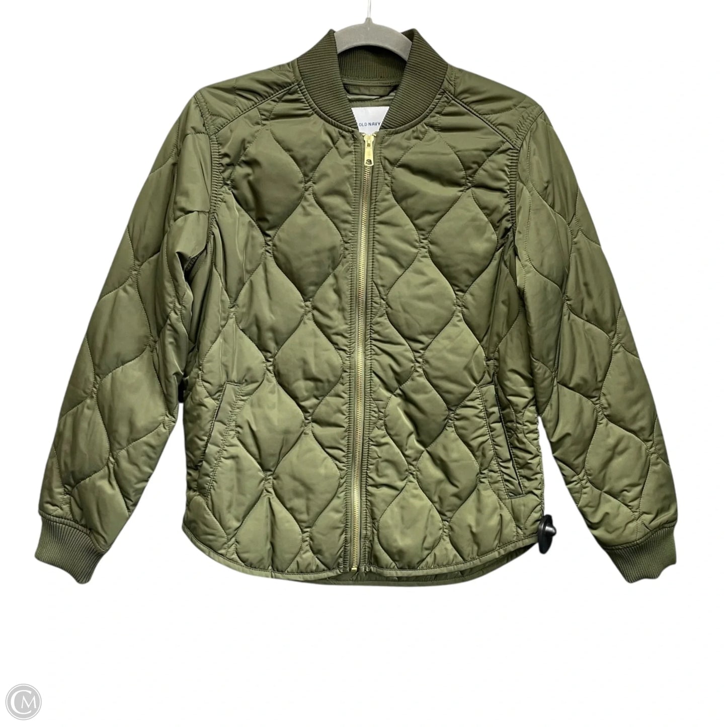 Jacket Puffer & Quilted By Old Navy In Green, Size: S