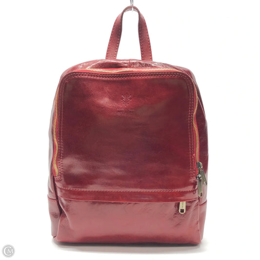 Backpack Leather By Cmc, Size: Medium