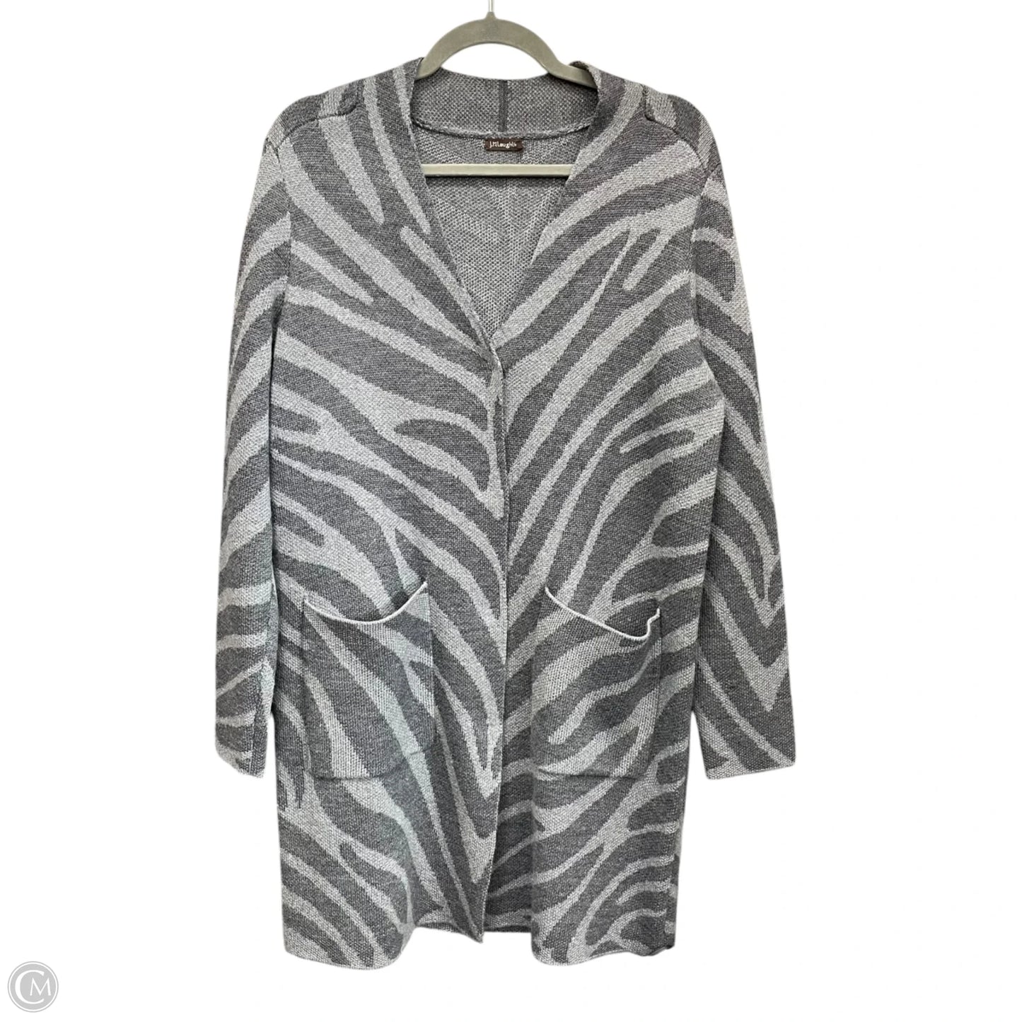 Sweater Cardigan By J Mclaughlin In Grey, Size: S