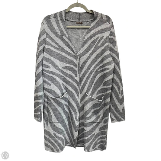 Sweater Cardigan By J Mclaughlin In Grey, Size: S