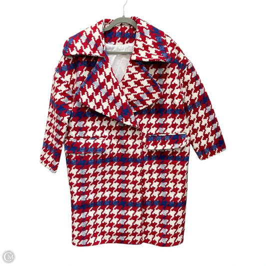 Coat Other By Clothes Mentor In Blue & Red & White, Size: L