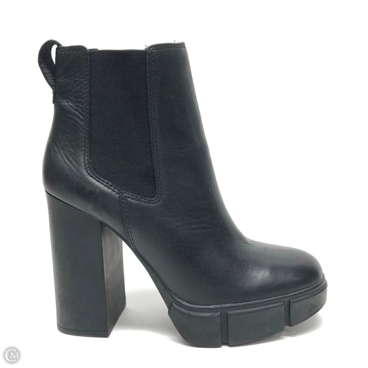 Boots Ankle Heels By Steve Madden In Black, Size: 7.5