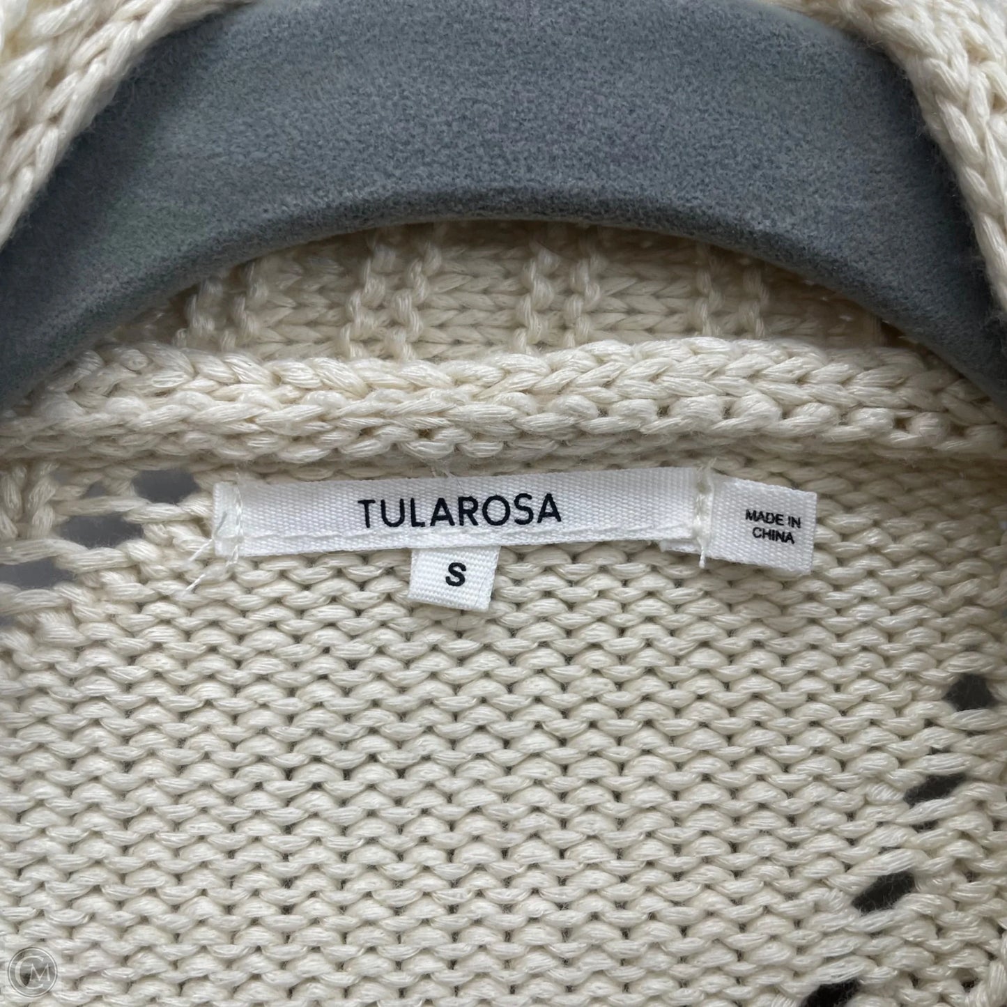 Sweater Cardigan By Tularosa In Cream, Size: S