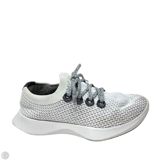 Shoes Sneakers By Allbirds In Grey & White, Size: 7
