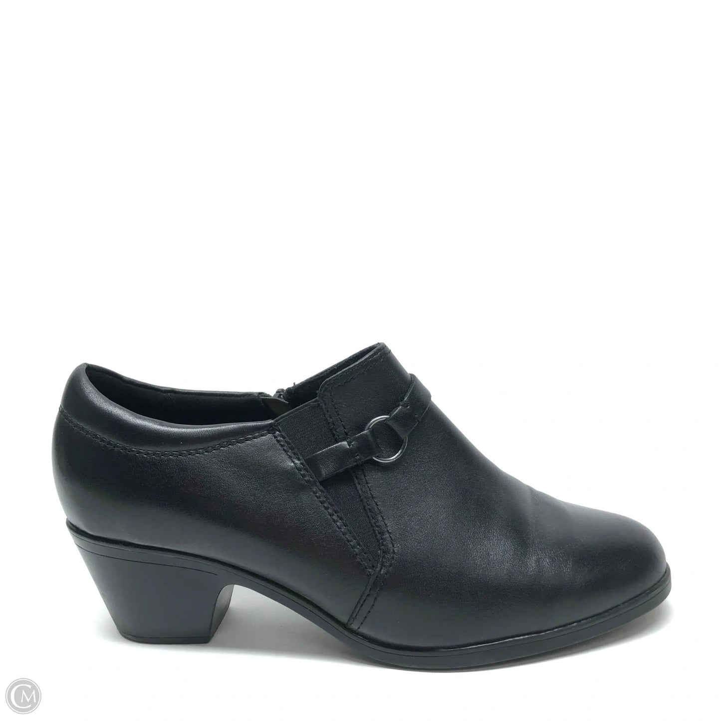 Shoes Heels Block By Clarks In Black, Size: 11