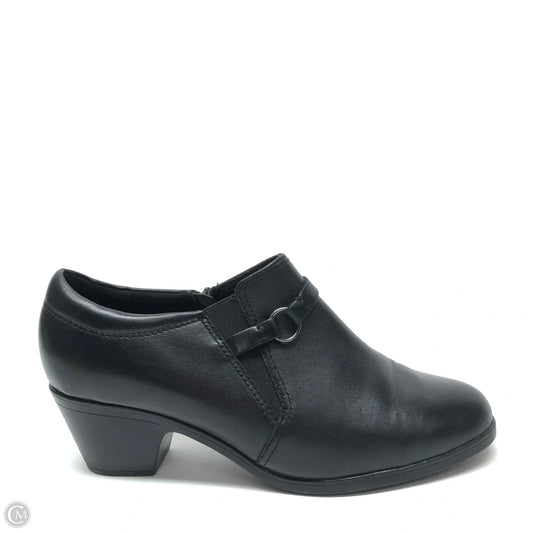 Shoes Heels Block By Clarks In Black, Size: 11