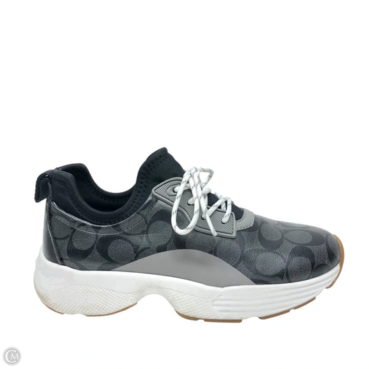 Shoes Designer By Coach In Black & White, Size: 10