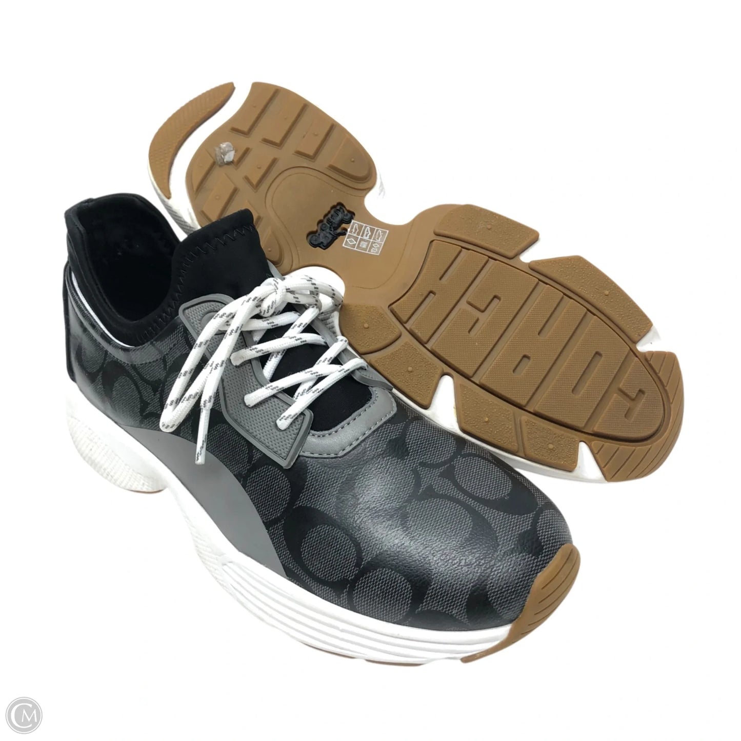 Shoes Designer By Coach In Black & White, Size: 10