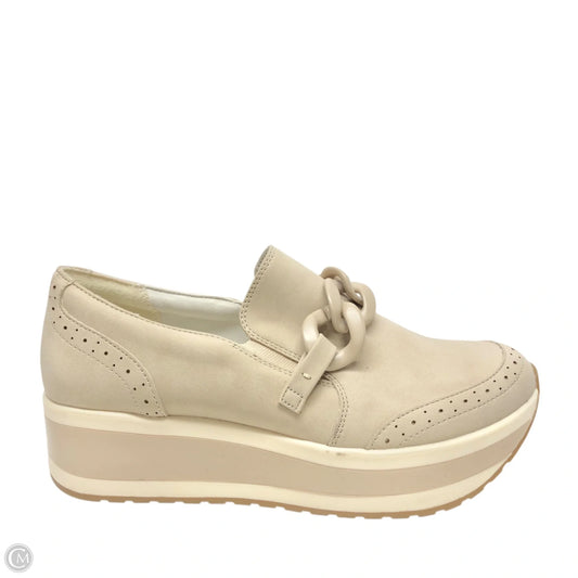 Shoes Heels Platform By Dv In Beige, Size: 10