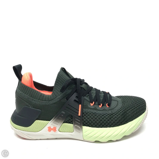 Shoes Athletic By Under Armour In Green, Size: 8