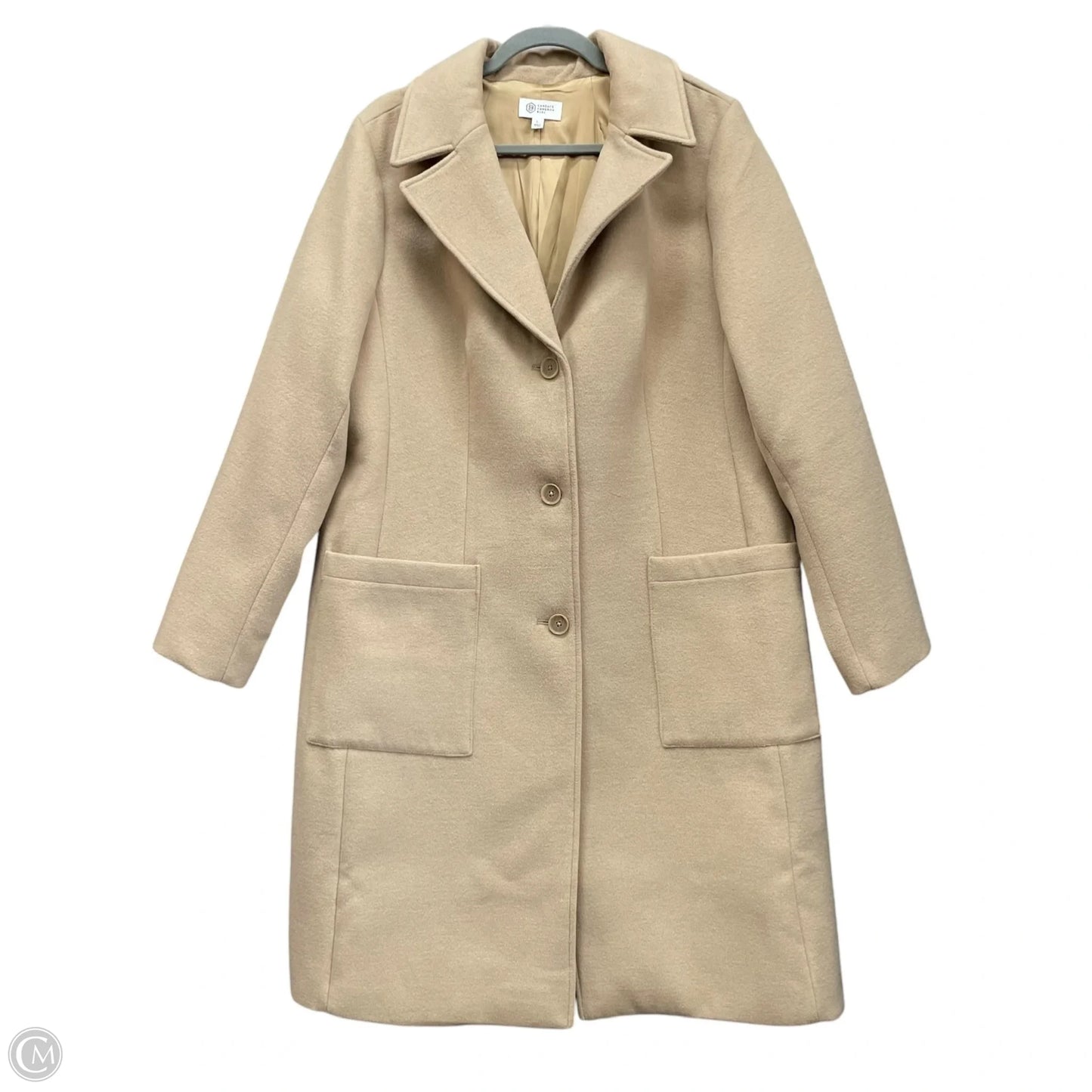 Coat Peacoat By Candace Cameron Bure In Beige, Size: L