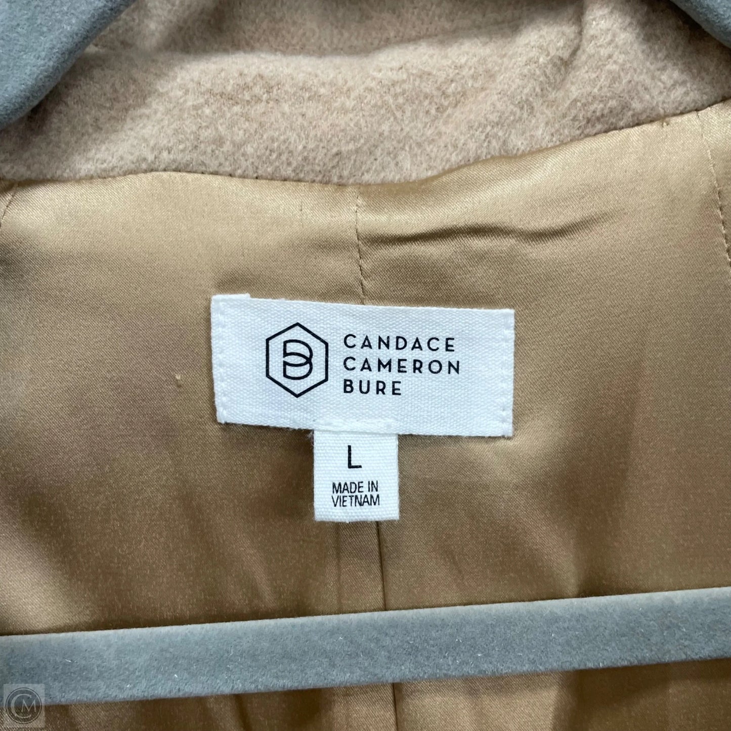 Coat Peacoat By Candace Cameron Bure In Beige, Size: L
