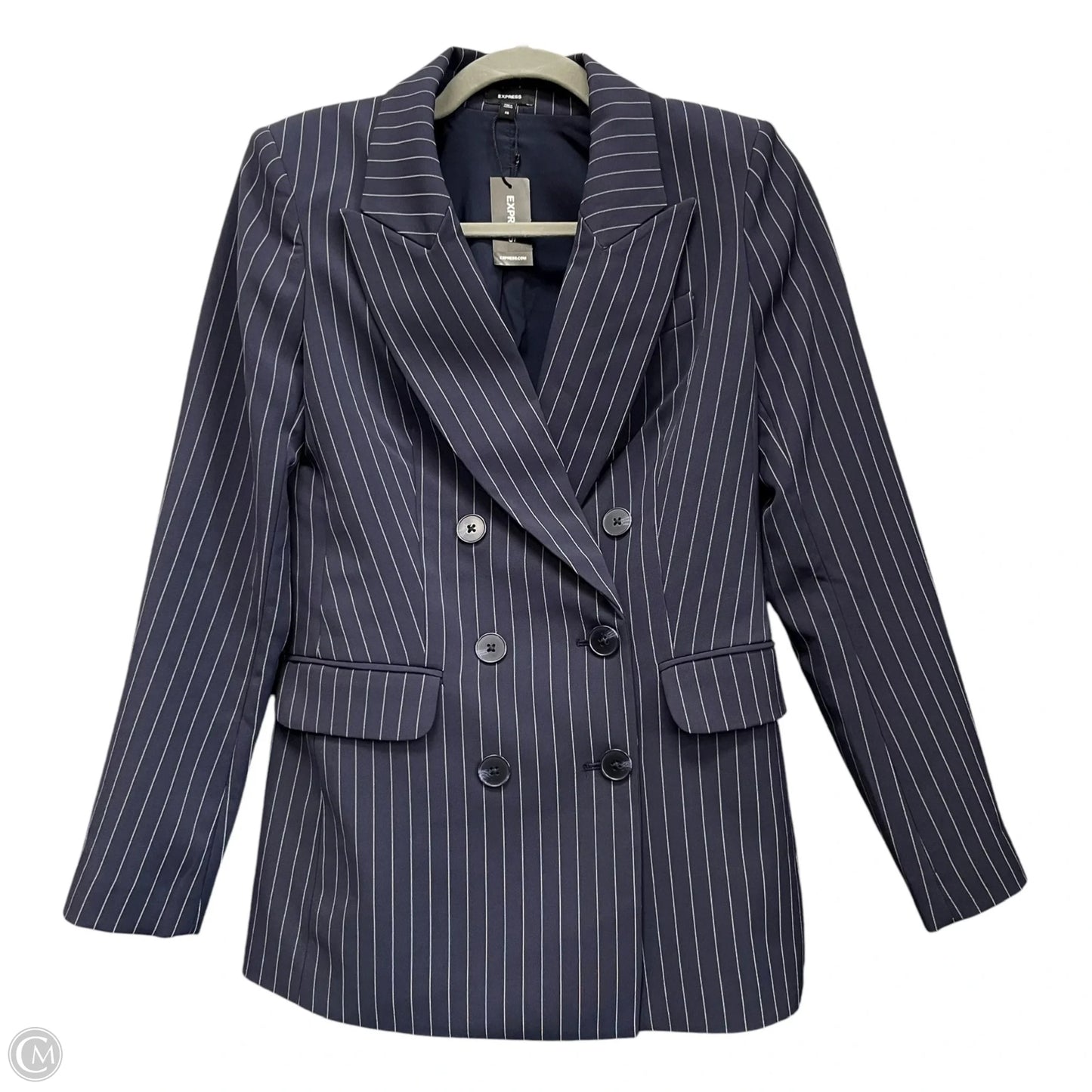 Blazer By Express In Navy, Size: Xs