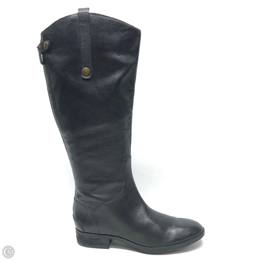 Boots Knee Heels By Sam Edelman In Black, Size: 8.5