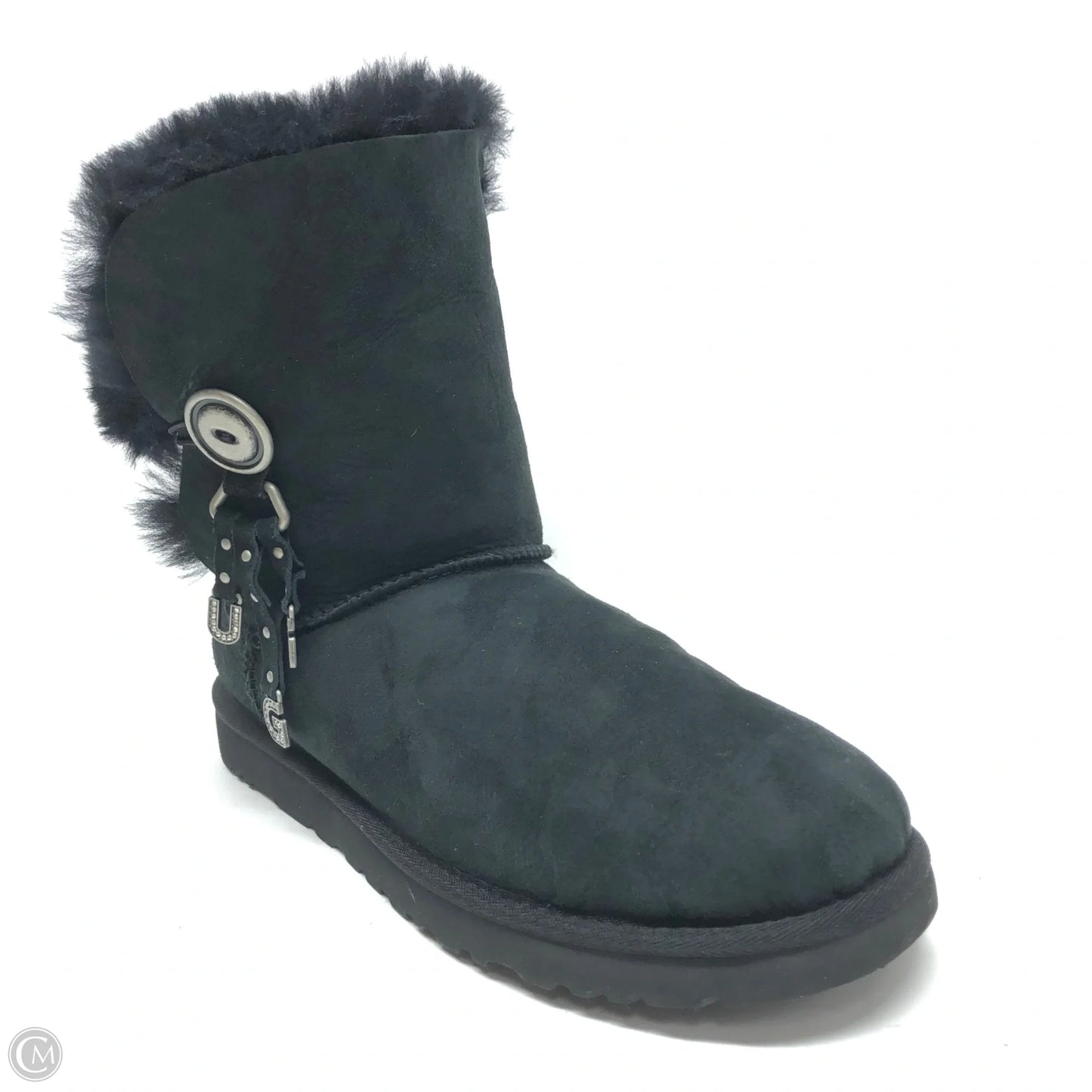 Boots Designer By Ugg In Black, Size: 9