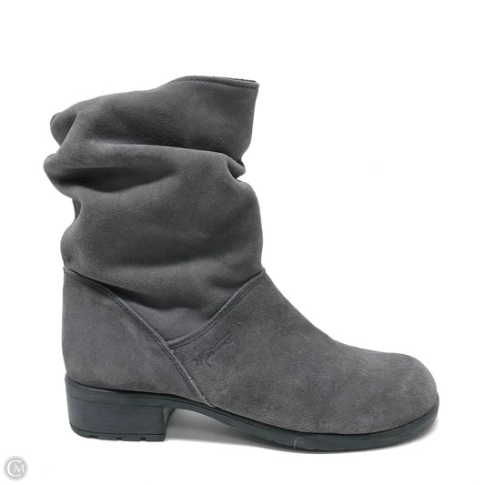 Boots Leather By Cmc In Grey, Size: 9
