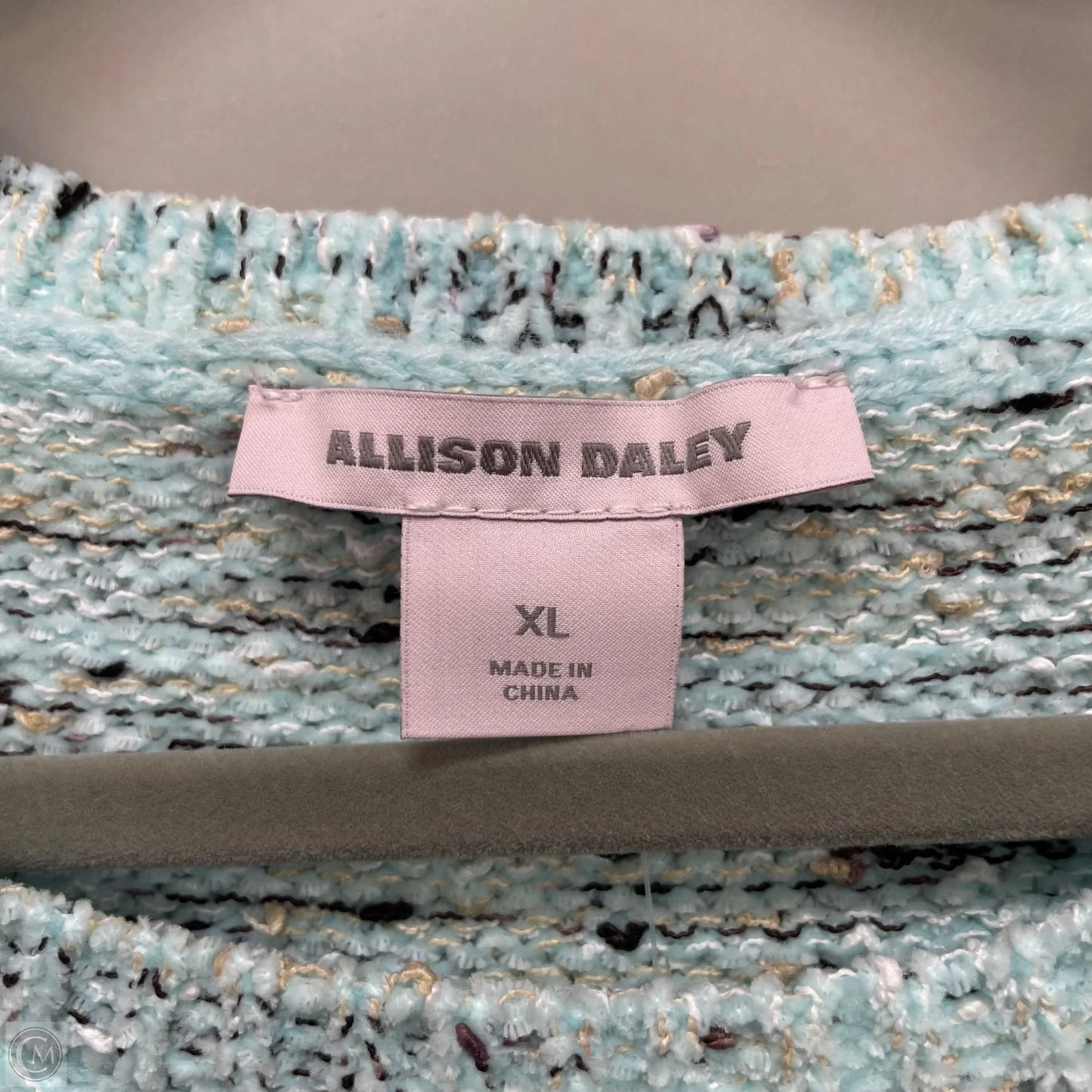 Sweatshirt Crewneck By Allison Daley In Blue, Size: Xl