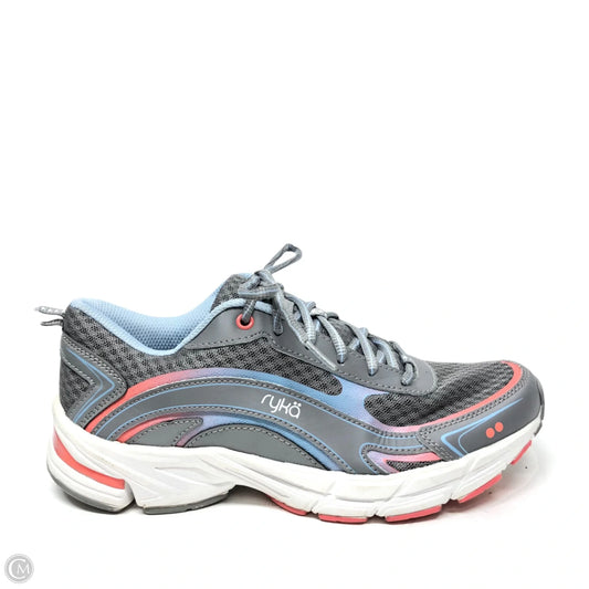 Shoes Athletic By Ryka In Blue & Grey, Size: 8.5