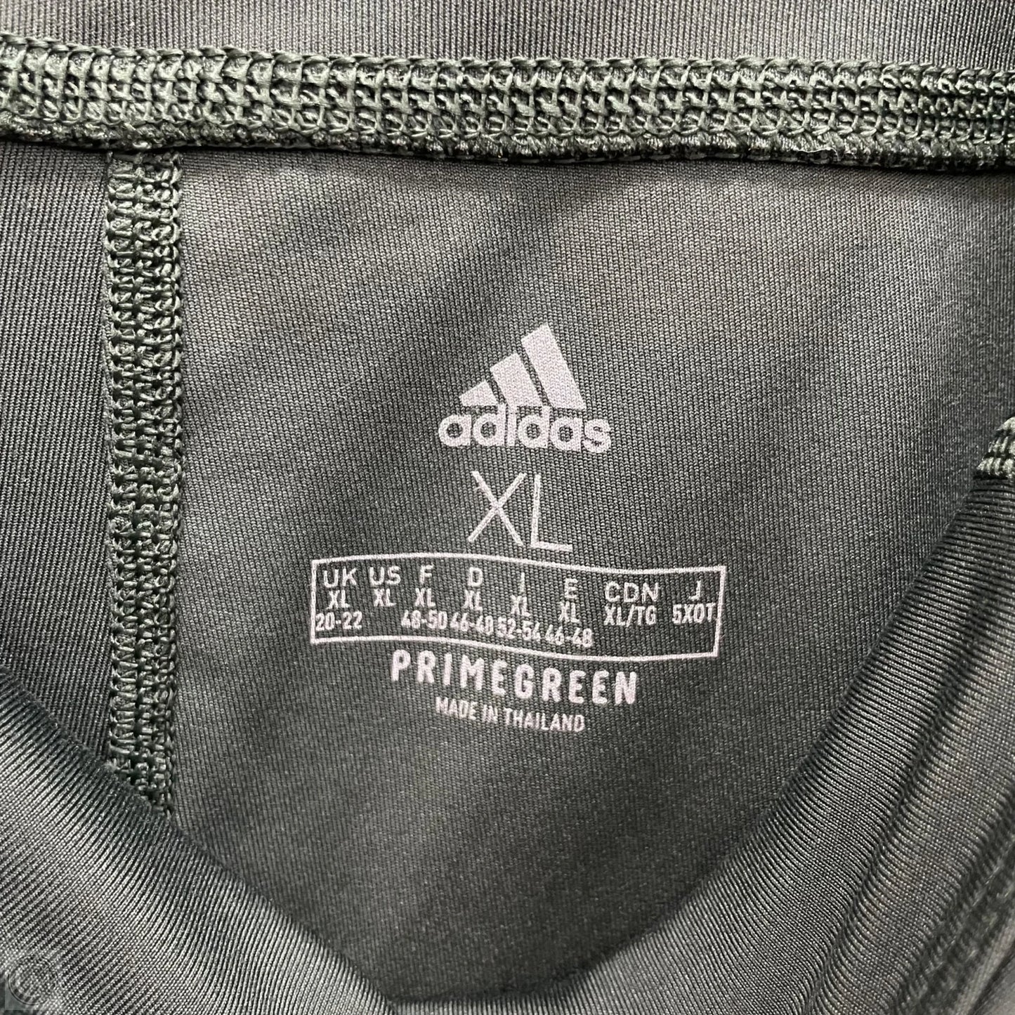 Athletic Leggings By Adidas In Green, Size: Xl