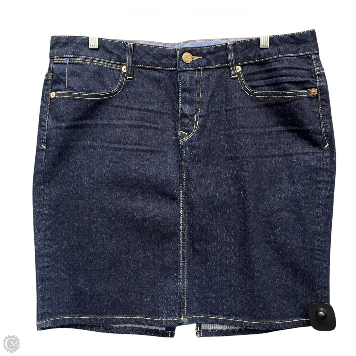 Skirt Mini & Short By Gap In Blue Denim, Size: 14