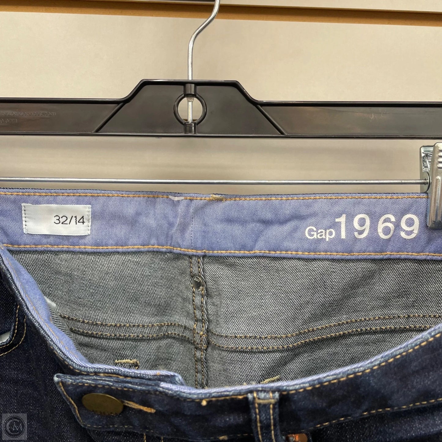 Skirt Mini & Short By Gap In Blue Denim, Size: 14