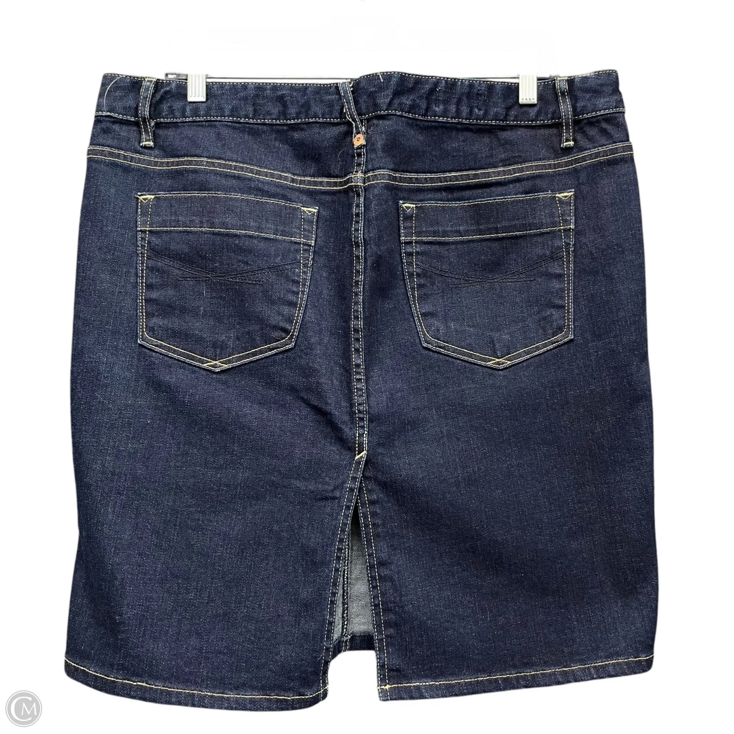 Skirt Mini & Short By Gap In Blue Denim, Size: 14
