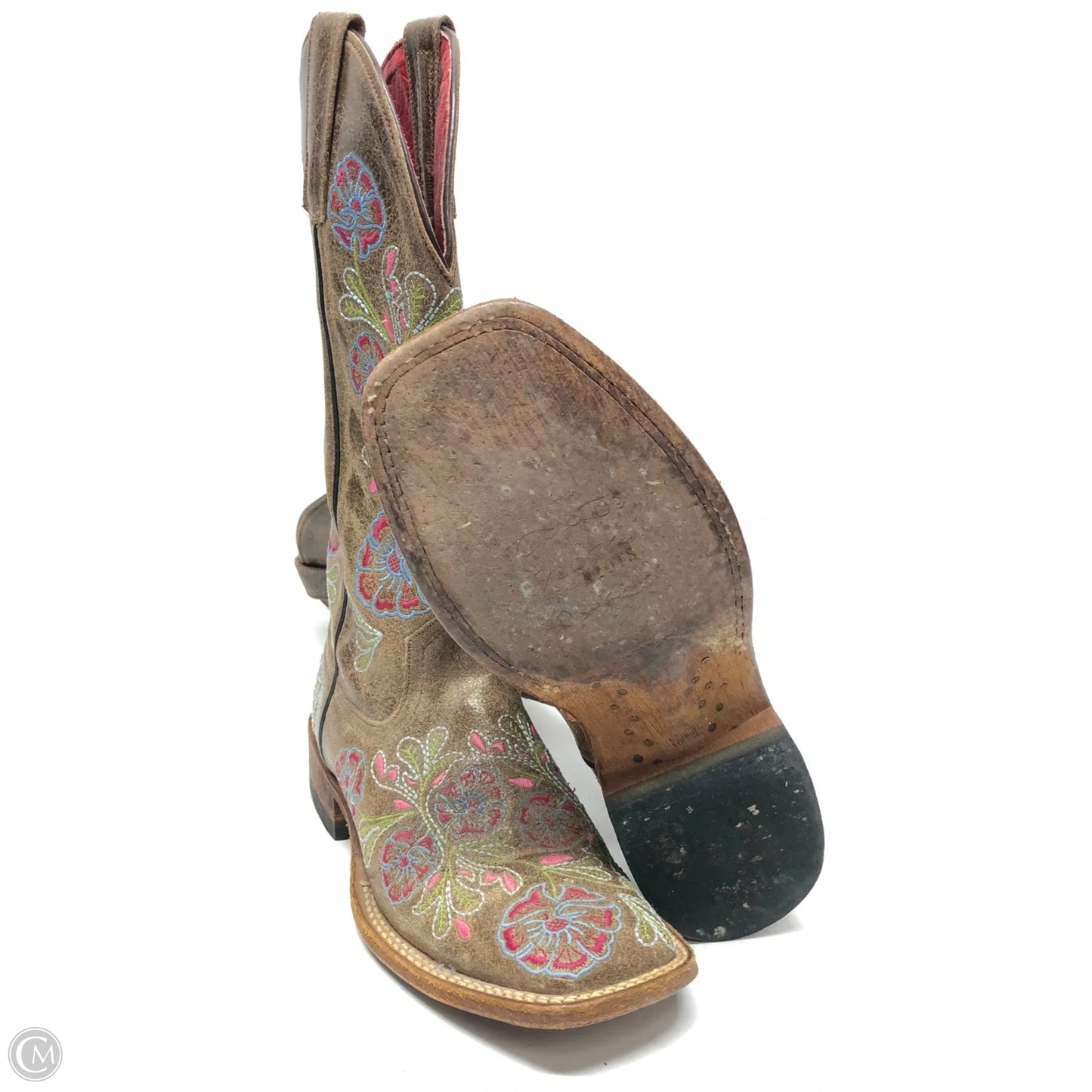 Boots Western By Cmb In Brown, Size: 7.5