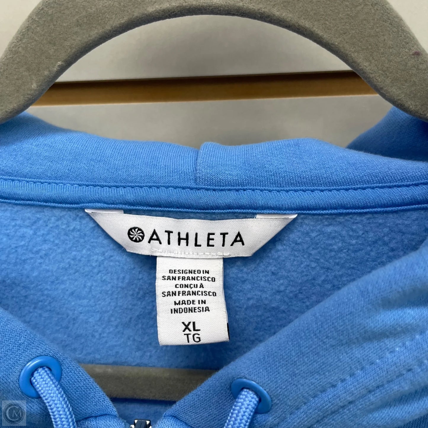 Athletic Sweatshirt Hoodie By Athleta In Blue, Size: Xl