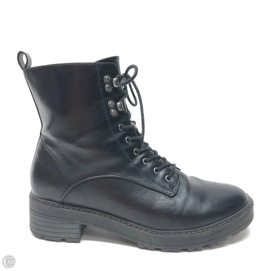 Boots Combat By Universal Thread In Black, Size: 9.5
