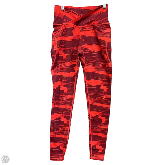Athletic Leggings By Alphalete In Red, Size: Xs