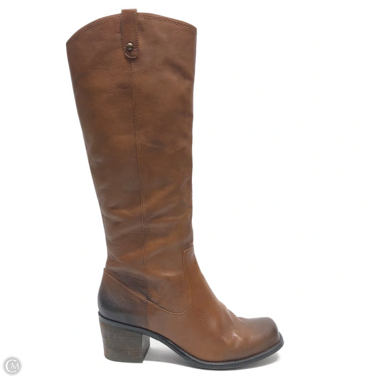 Boots Knee Heels By Jessica Simpson In Brown, Size: 9