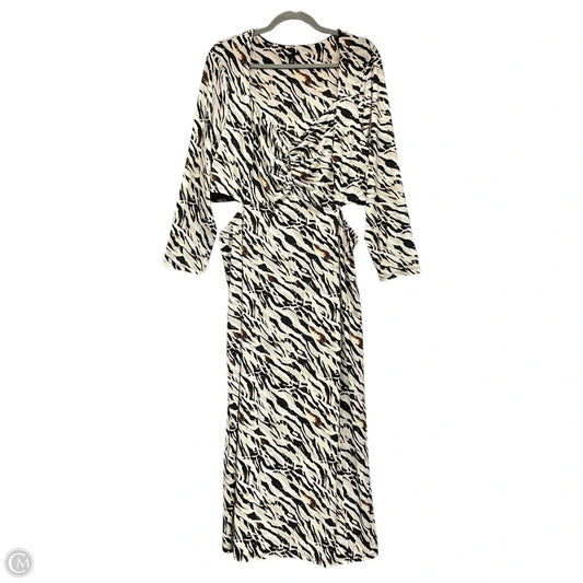 Dress Casual Midi By Torrid In Black & Cream, Size: 2x
