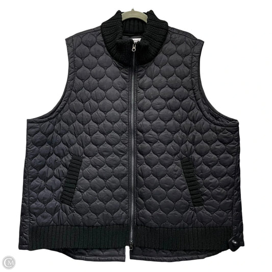 Vest Puffer & Quilted By West Bound In Black, Size: 3x