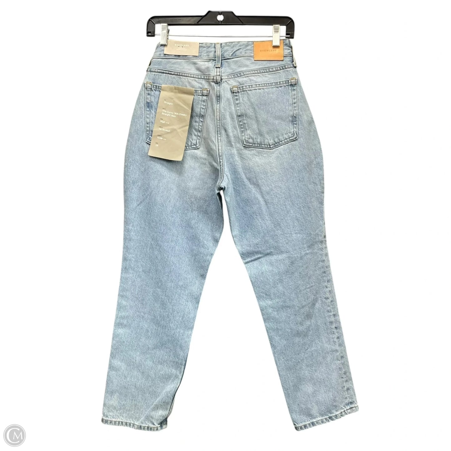 Jeans Straight By Everlane In Blue Denim, Size: 2