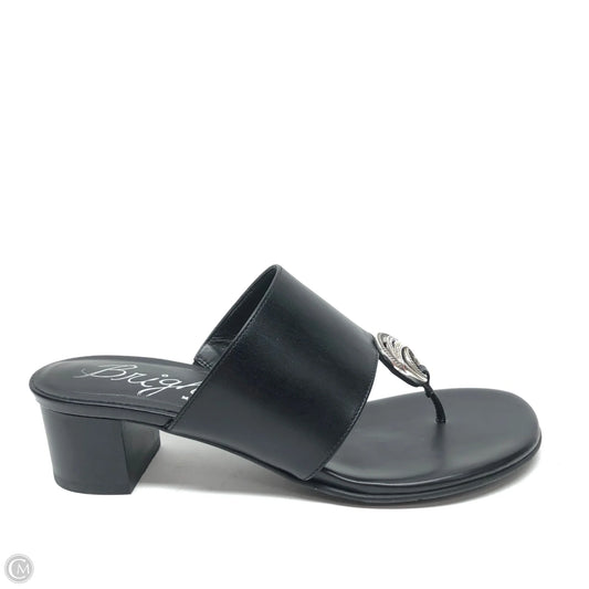 Sandals Heels Block By Brighton In Black, Size: 8