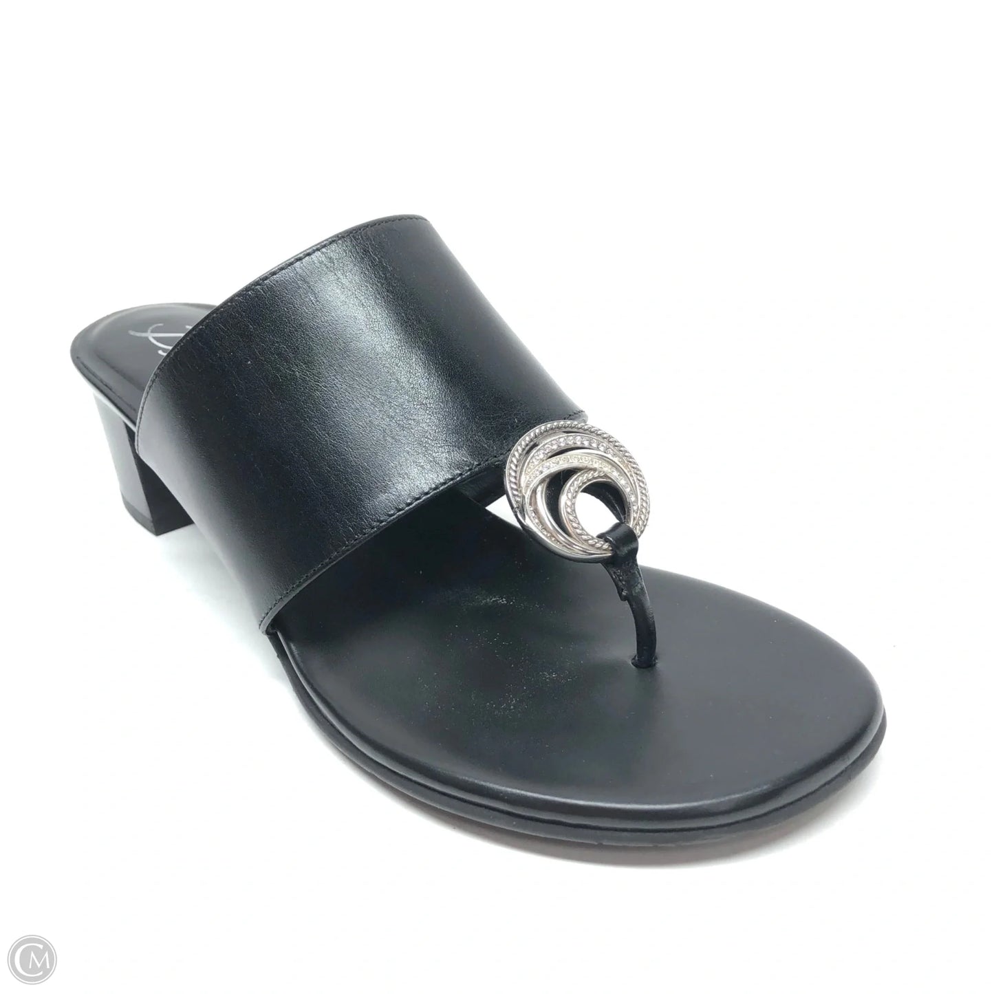 Sandals Heels Block By Brighton In Black, Size: 8